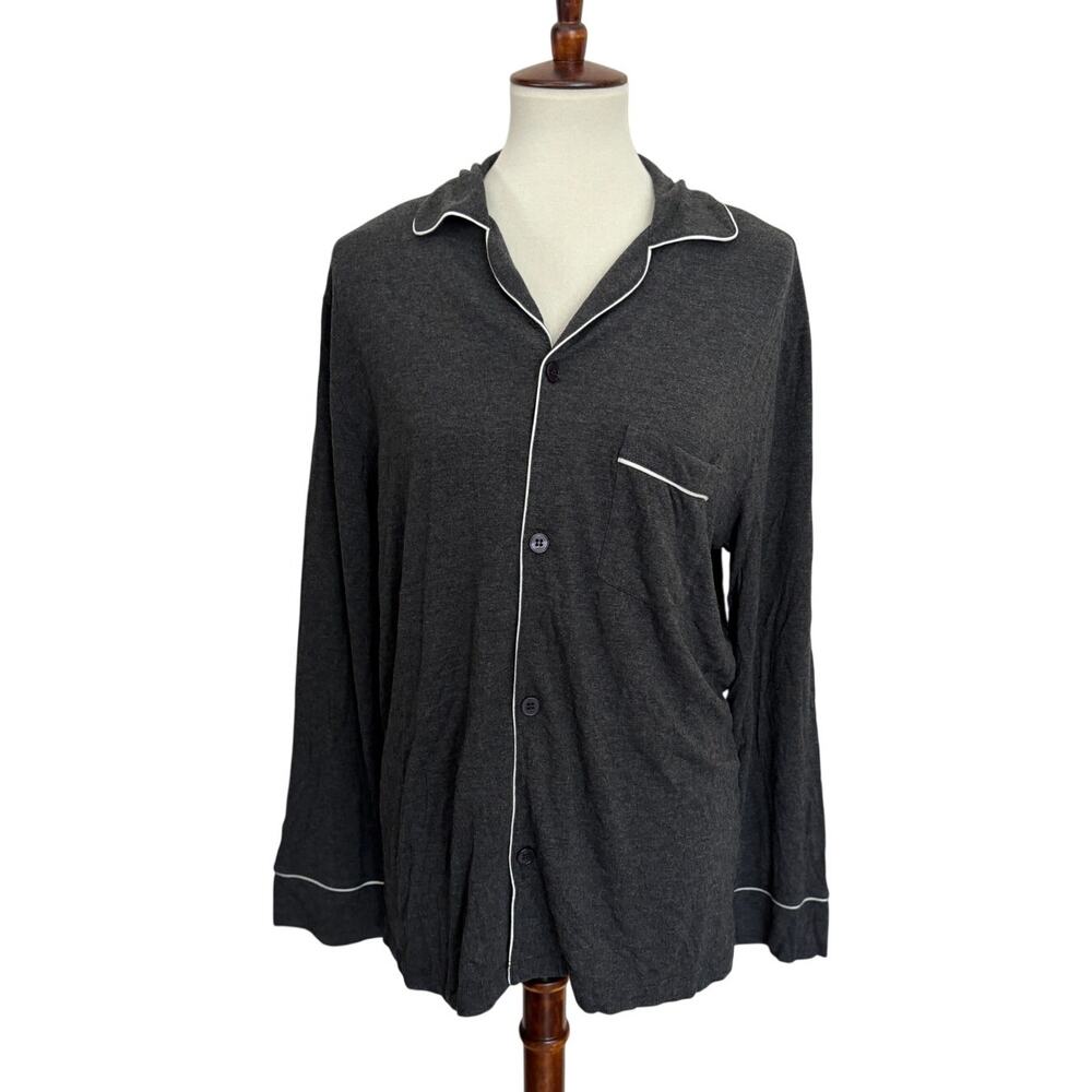 Eberjey Mens William TENCEL Modal Long Sleeve Pajama Top